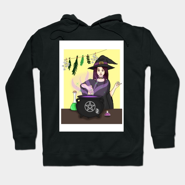 kitchen witch Hoodie by Yasumi